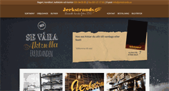 Desktop Screenshot of jerkstrands.se